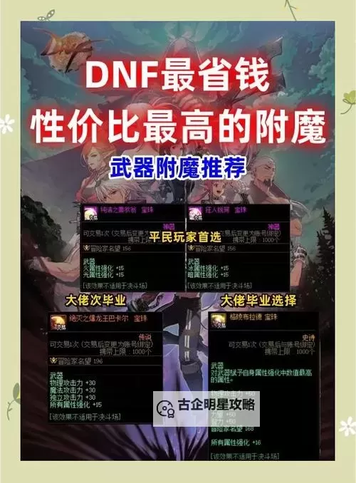 DNF没有附魔师怎么附魔?详细攻略指南图2