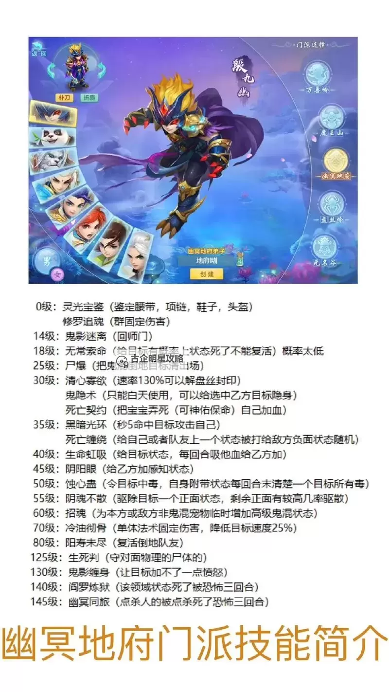 神武地府1体3耐1敏加点攻略：全方位提升生存与战斗能力图2