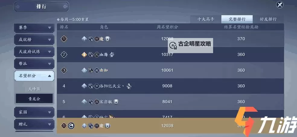 《详尽解析：天涯明月刀属性加成表及提升指南》图1