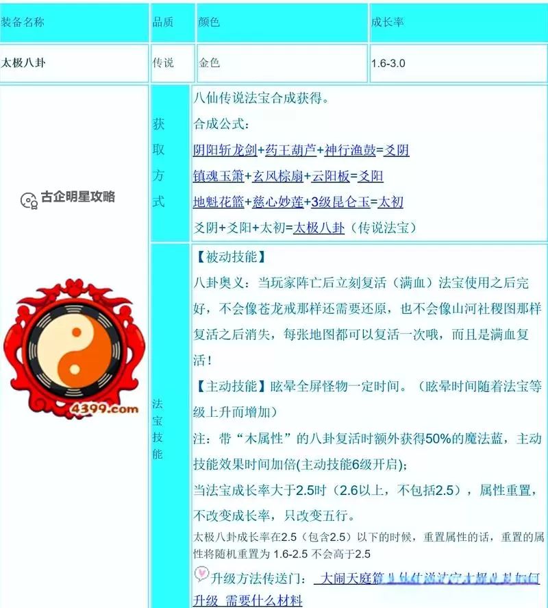 造梦西游3法宝土属性详解与提升攻略图1