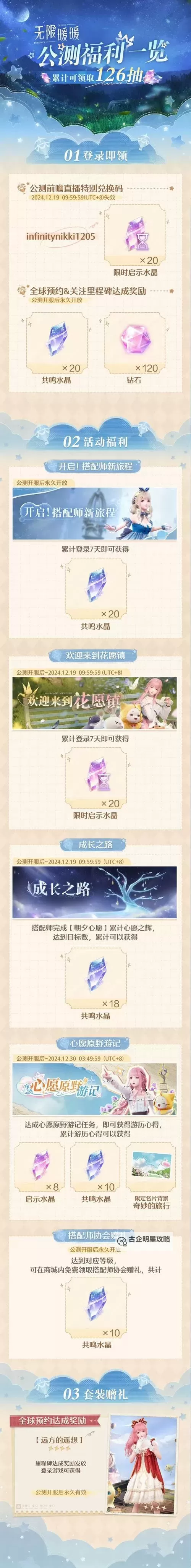 《无限暖暖》兑换码大全 无限暖暖兑换码一览图2