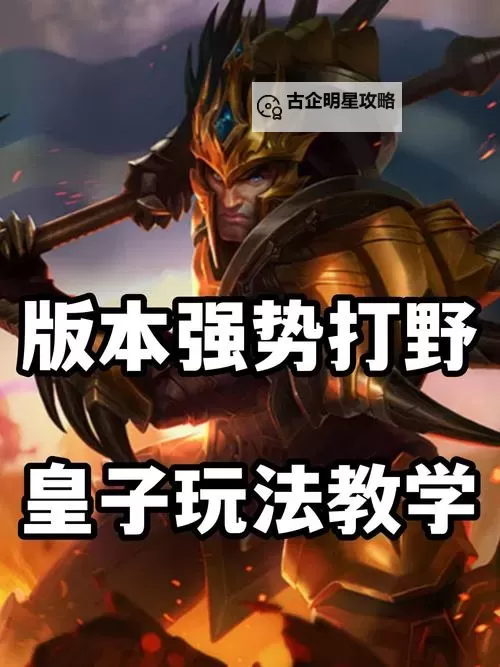 皇子打野教学:新手必看攻略与技巧分享图2