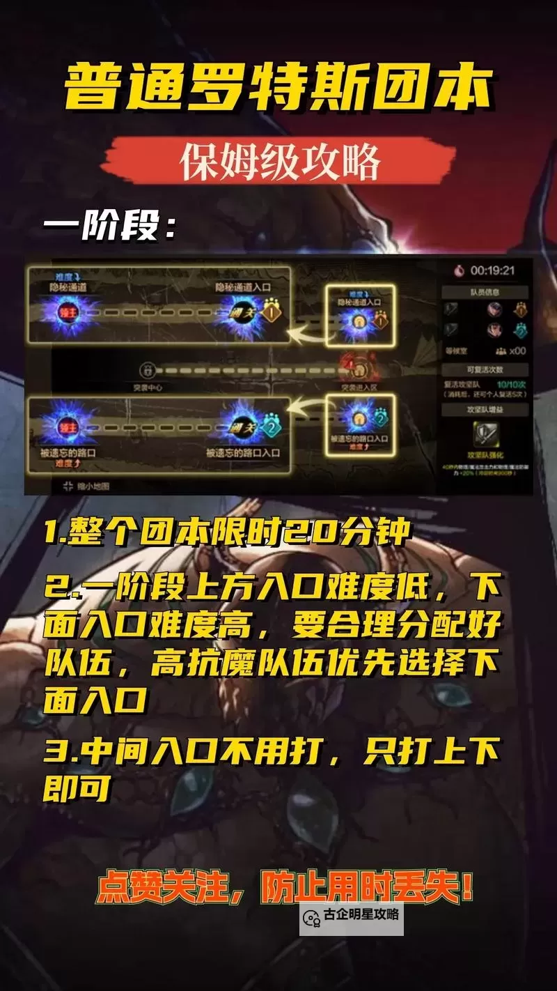 《地下城与勇士手游(DNF手游)》罗特斯普通团本打法分享图2