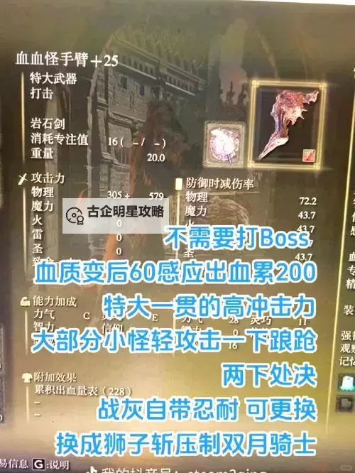 《艾尔登法环》1.10版本处决流派玩法攻略 1.10版本处决武器选择推荐图1