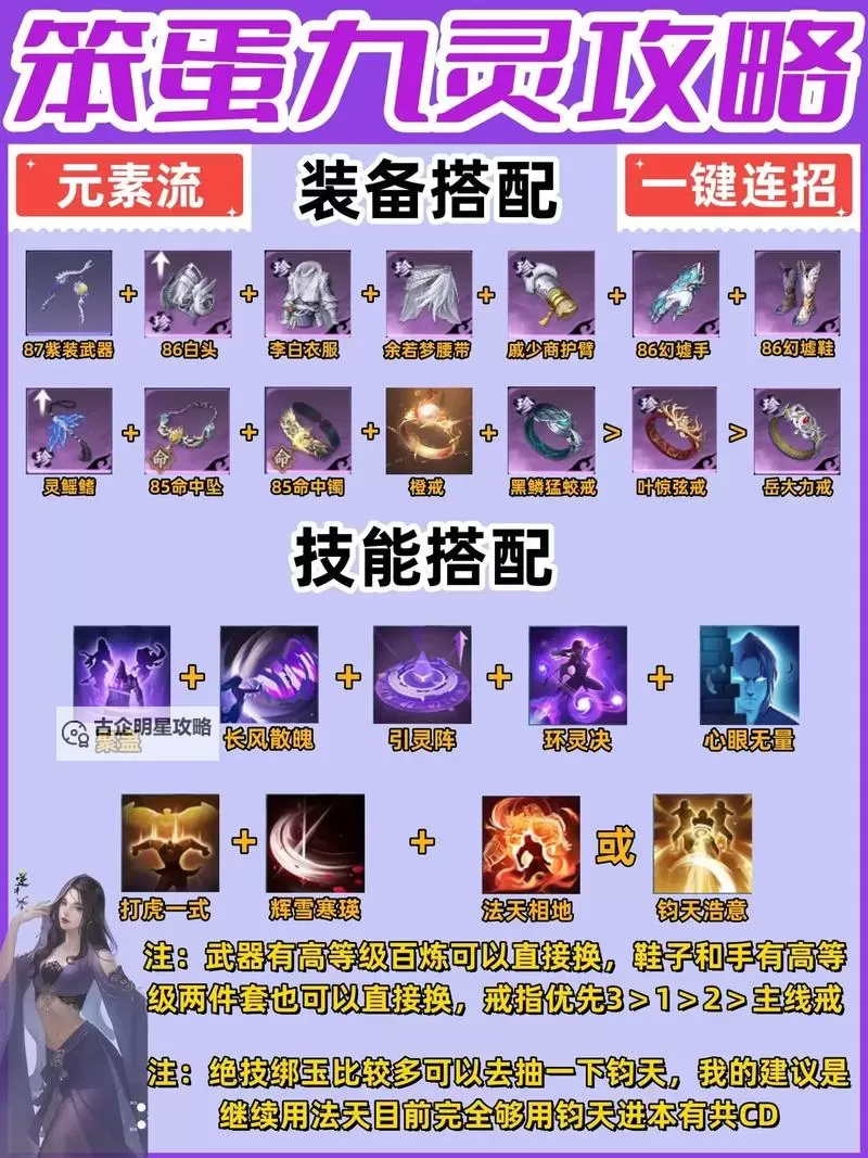 《逆水寒》50级九灵PVE技能选择及输出心得分享图1