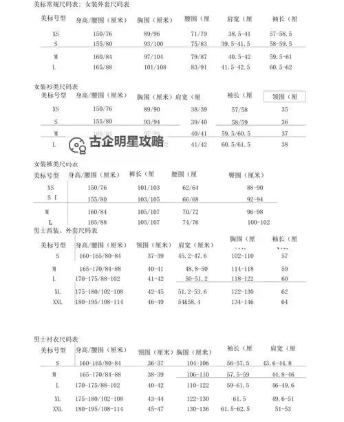 全面解析7777777亚洲和欧洲尺码表：穿衣指南与换算方法图2