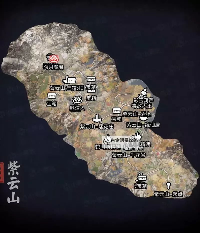 《黑神话悟空》第四章盘丝岭地图分享图1