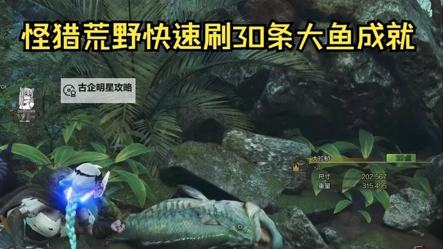 《怪物猎人世界》鱼塘网鱼技巧 怎么用网抓鱼图1