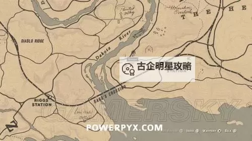 《荒野大镖客OL》各等级藏宝图宝箱地图位置图1