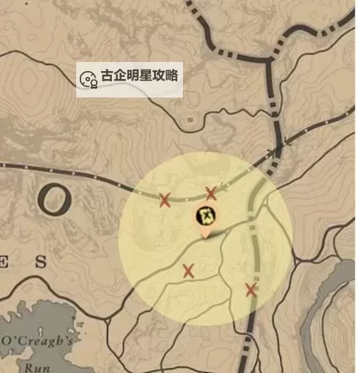 《荒野大镖客OL》各等级藏宝图宝箱地图位置图2