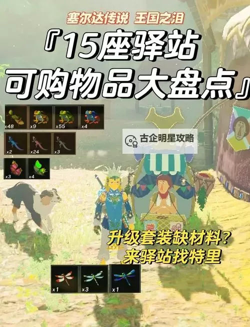 《塞尔达传说王国之泪》各驿站出售物品一览图1