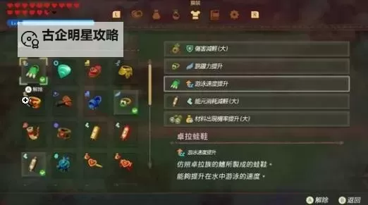 《塞尔达传说智慧的再现》卓拉蛙鞋获取方法图1