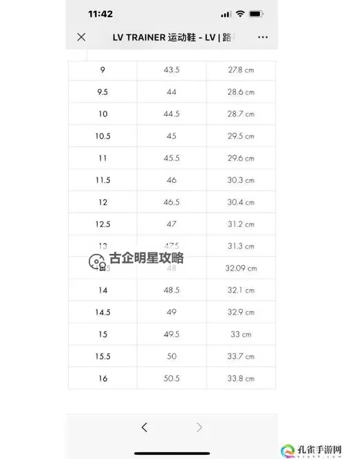 全面解析:7777777亚洲和欧洲尺码表对比指南图1