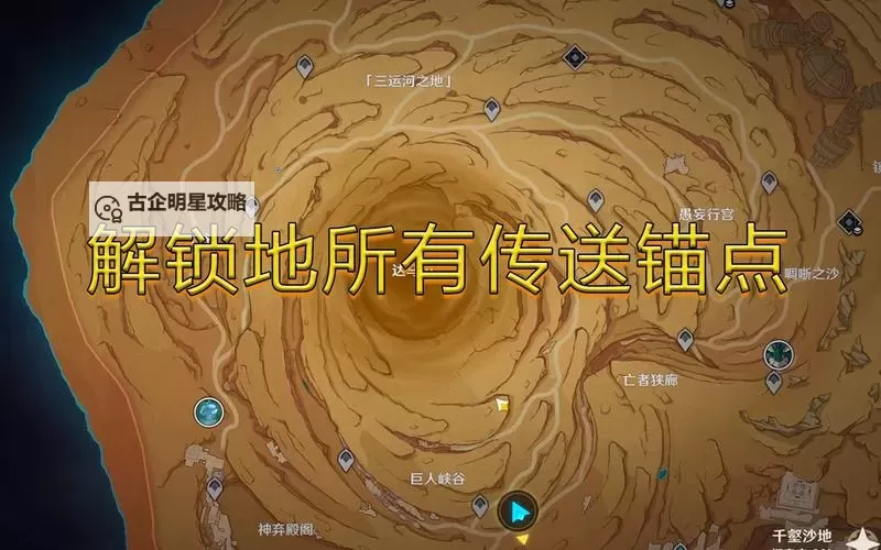 《原神》3.4版千壑沙地全锚点开启方法图1