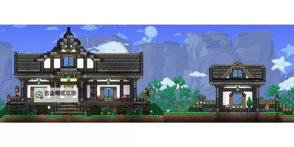 《泰拉瑞亚》地底风格二层小屋建造教程图1