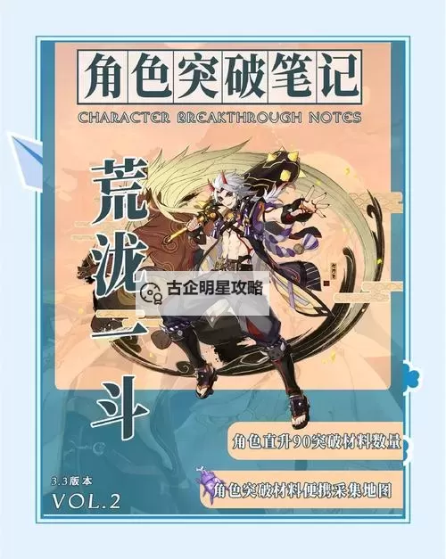 《原神》4.5荒泷一斗培养一图流与突破材料收集攻略图1