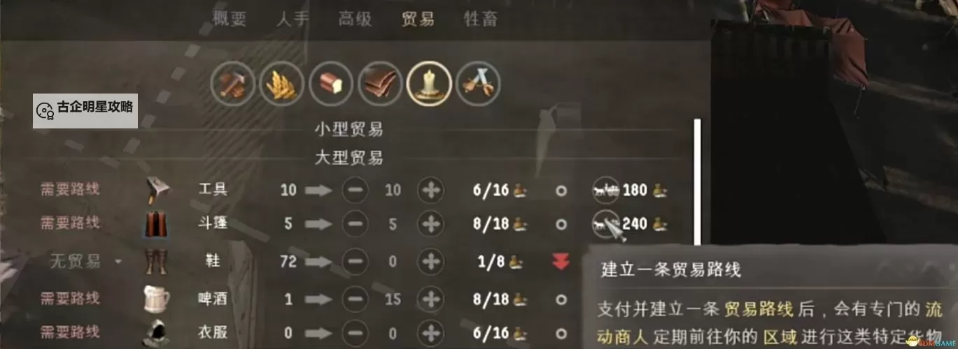 《庄园领主》贸易市场规划指南 贸易市场怎么安排图1