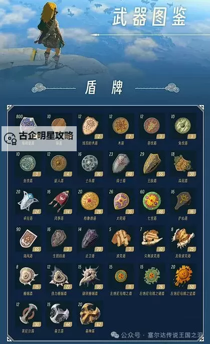 《塞尔达传说王国之泪》好用的盾牌余料组合推荐图1