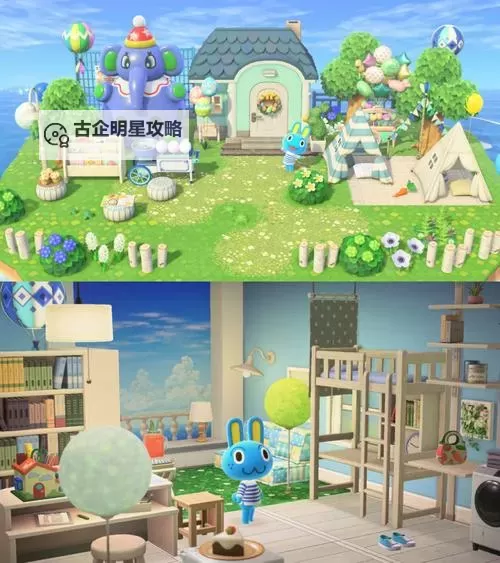 《集合啦动物森友会》简约美式风格客厅装修思路分享图1